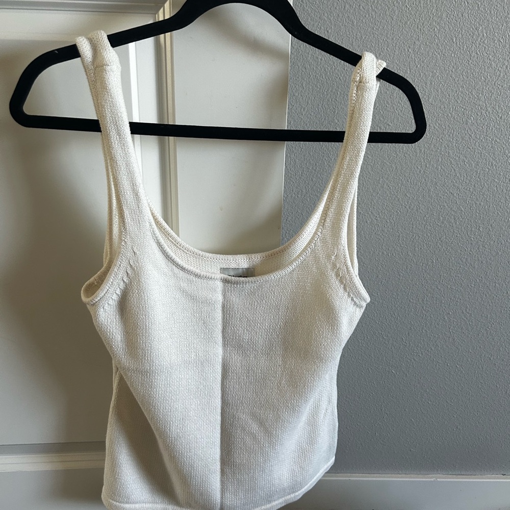 Rhythm Cream Knit Tank Top